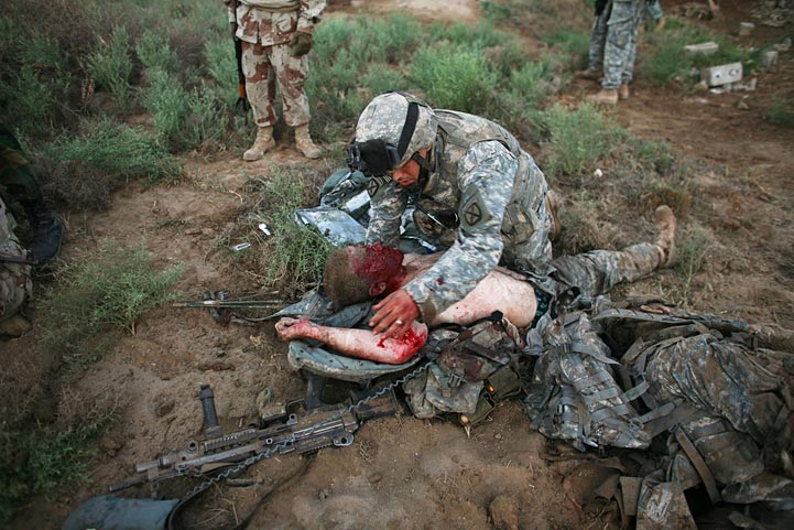 Iraq soldier hurt
