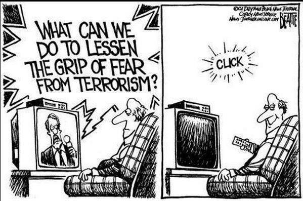 stop terror, turn off tv