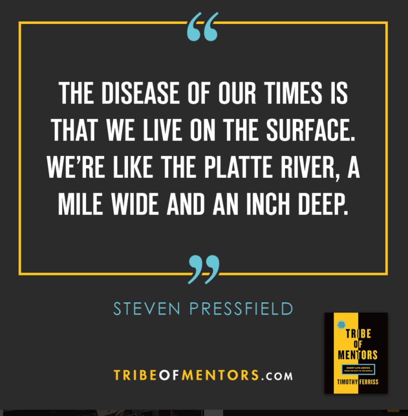 disease of our times